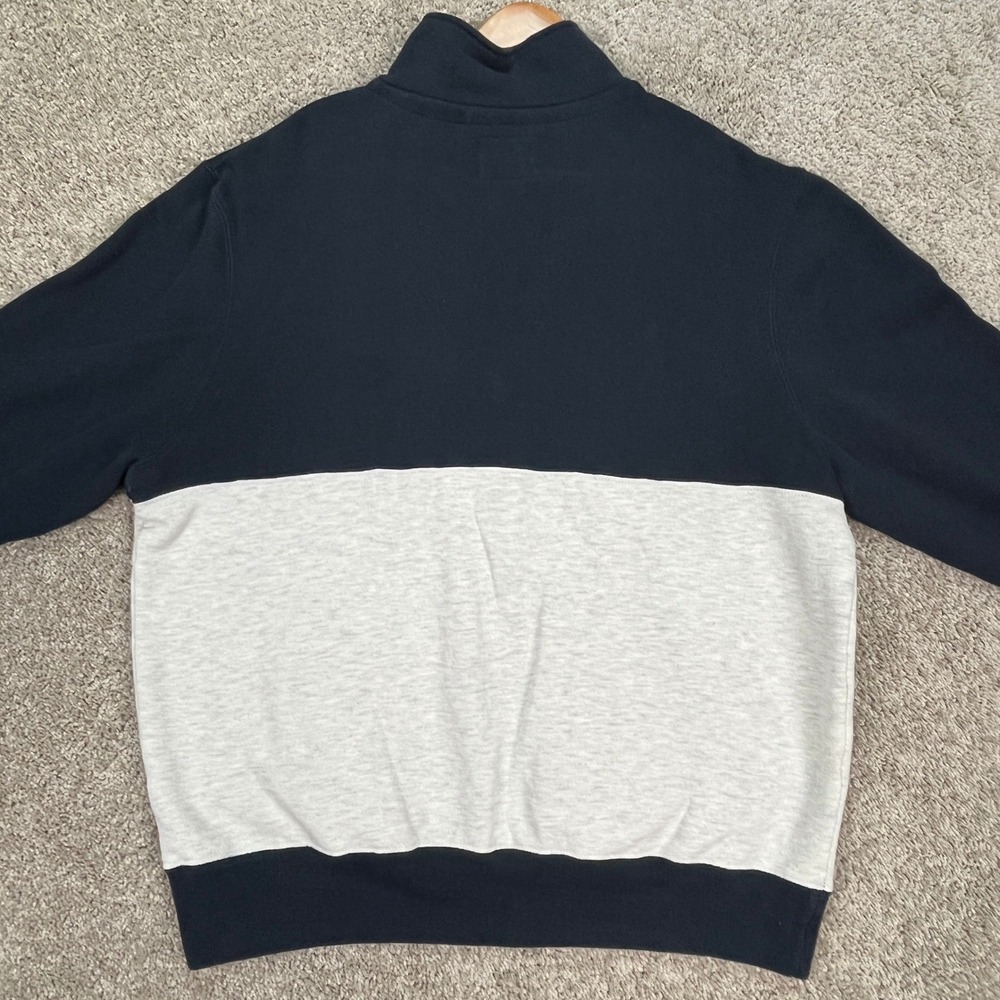 Atlanta Braves 47 Pullover Mens XL Blue Gray Colorblock Long Sleeve 1/4 Zip MLB - Picture 4 of 14
